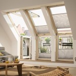 Roleta plisowana VELUX FHL MK04 (78x98 cm) obsługa manualna, rozproszenie światła i dekoracja