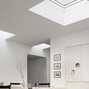 Okno do dachu płaskiego VELUX CVP 0073U (90x120 cm), 2-szybowe, otwierane ręcznie za pomocą drążka