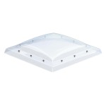 Kopuła VELUX ISD 0010 (60x90 cm) poliwęglanowa, przezroczysta do okien do dachu płaskiego