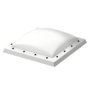 Kopuła VELUX ISD 0110 (90x90 cm) poliwęglanowa, matowa do okien do dachu płaskiego