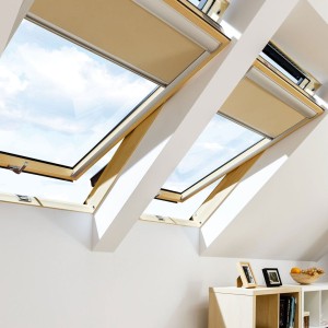 Okno dachowe FAKRO FTP-V U41 GreenView (78x118 cm), 3-szybowe, dolne otwieranie, Uw=1,1 W/m2K, Rw=36dB